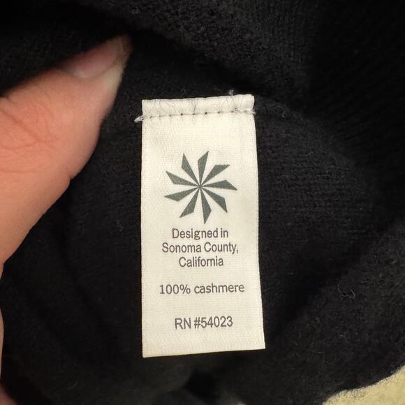 Athleta 100% Cashmere Open Back Long Sleeve Sweater US Women’s XL - Picture 4 of 6